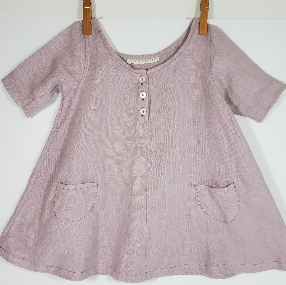 Linen Alice à Paris Tunic Dress